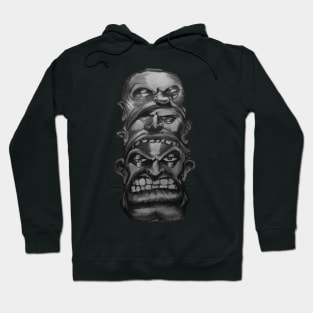 Three Ugly Heads Hoodie